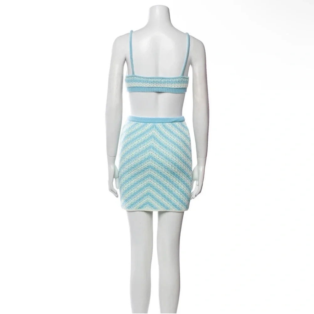 Love and Lemons Striped Skirt Set